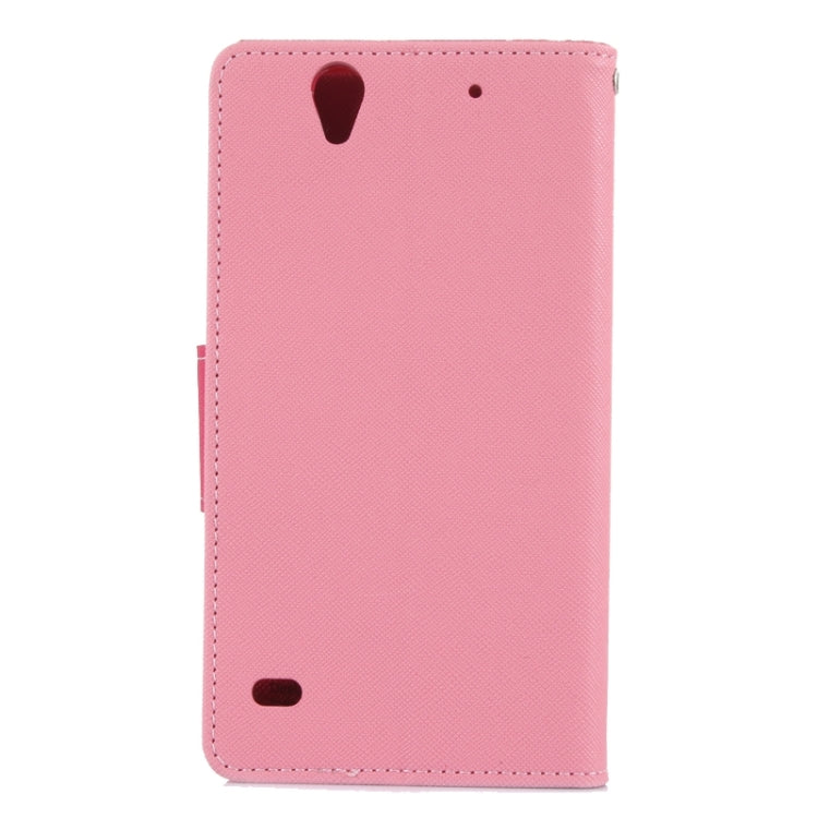 Color Matching Style Cross Texture Horizontal Flip Leather Case with Holder & Card Slots & Wallet for Sony Xperia C4