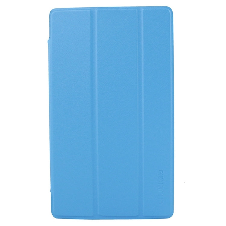 Protective Leather Case with Holder for CHUWI VX8(Blue)