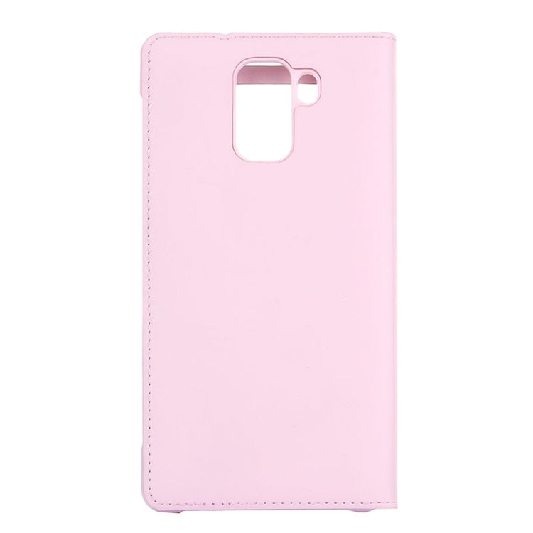 Litchi Texture Horizontal Flip Leather Case with Call Display ID for Huawei Honor 7