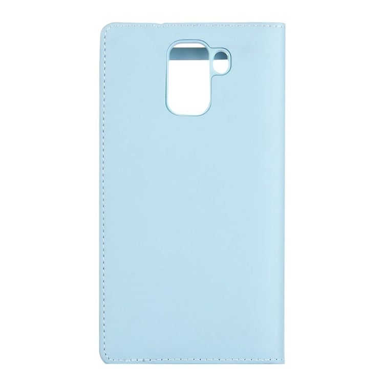 Litchi Texture Horizontal Flip Leather Case with Call Display ID for Huawei Honor 7
