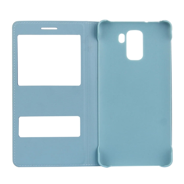 Litchi Texture Horizontal Flip Leather Case with Call Display ID for Huawei Honor 7