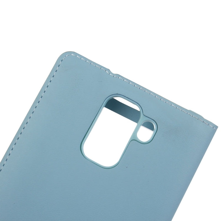 Litchi Texture Horizontal Flip Leather Case with Call Display ID for Huawei Honor 7