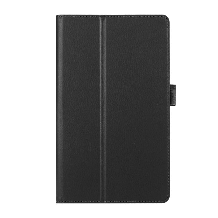 Litchi Texture Horizontal Flip Solid Color Smart Leather Case with Two-folding Holder & Sleep / Wake-up Function for Huawei MediaPad M2