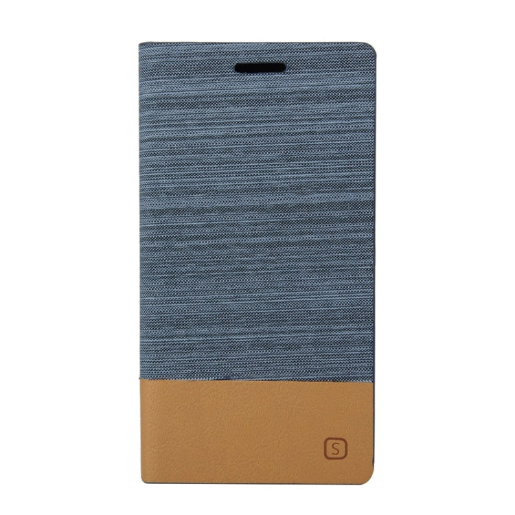 Canvas Texture Horizontal Flip Leather Case with Holder & Card Slots for Sony Xperia C4