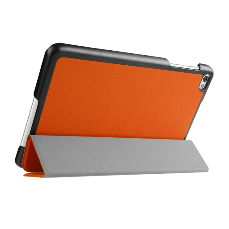 Custer Texture Texture Horizontal Flip Leather Case with 3-folding Holder for Huawei MediaPad M2 8.0