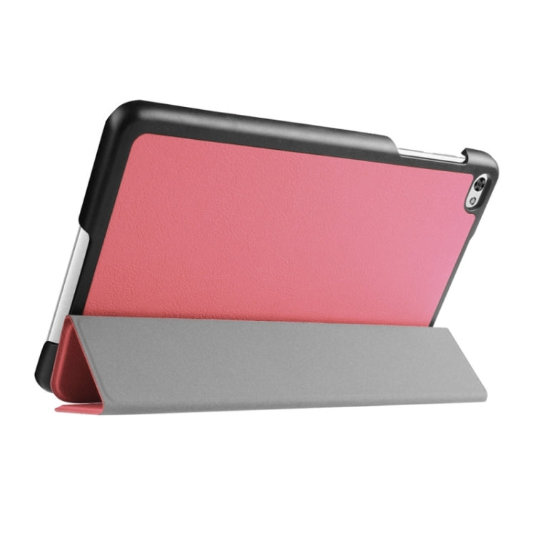 Custer Texture Texture Horizontal Flip Leather Case with 3-folding Holder for Huawei MediaPad M2 8.0