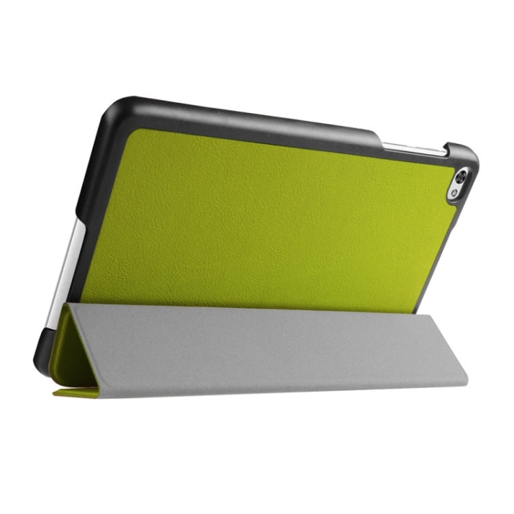 Custer Texture Texture Horizontal Flip Leather Case with 3-folding Holder for Huawei MediaPad M2 8.0