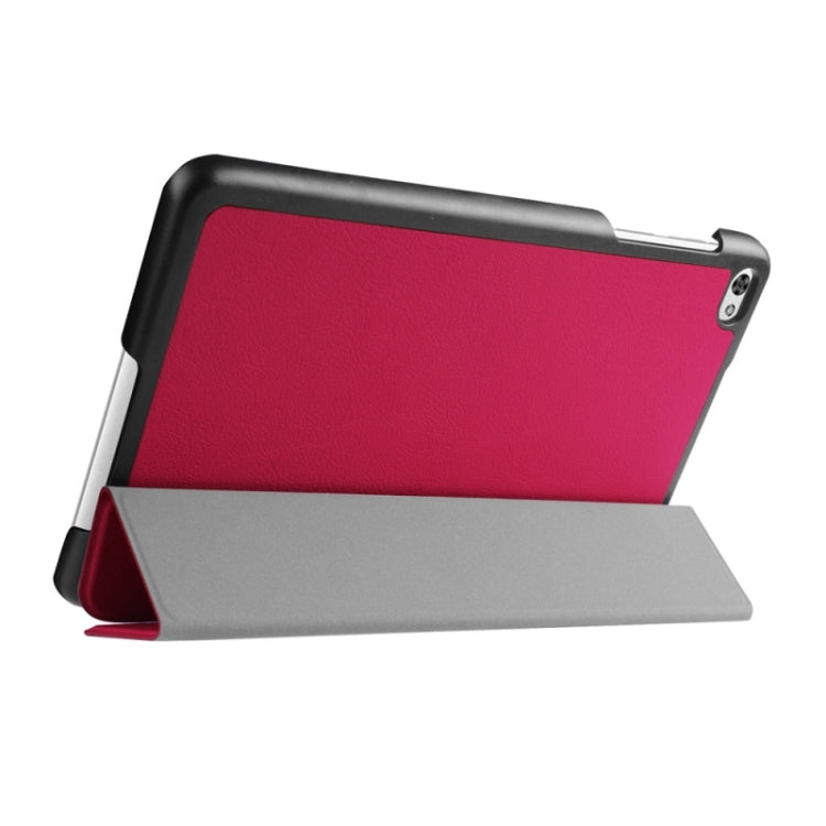 Custer Texture Texture Horizontal Flip Leather Case with 3-folding Holder for Huawei MediaPad M2 8.0