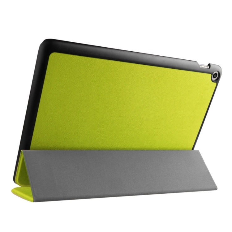 Custer Texture Horizontal Flip Leather Case with 3-folding Holder for ASUS ZenPad 10 / Z300