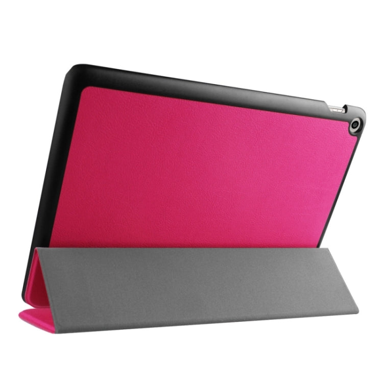 Custer Texture Horizontal Flip Leather Case with 3-folding Holder for ASUS ZenPad 10 / Z300