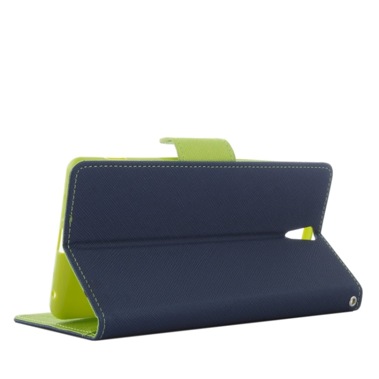 Color Matching Cross Texture Flip Leather Case with Holder & Card Slots & Wallet for Sony Xperia C5