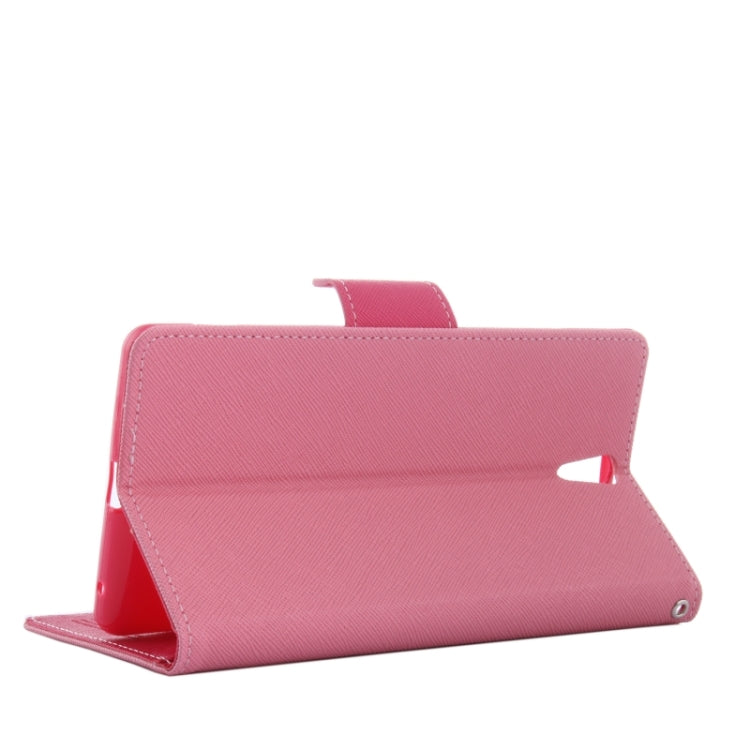 Color Matching Cross Texture Flip Leather Case with Holder & Card Slots & Wallet for Sony Xperia C5