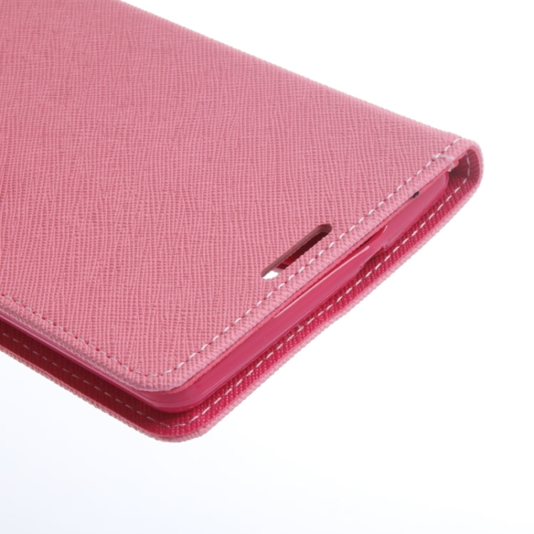 Color Matching Cross Texture Flip Leather Case with Holder & Card Slots & Wallet for Sony Xperia C5