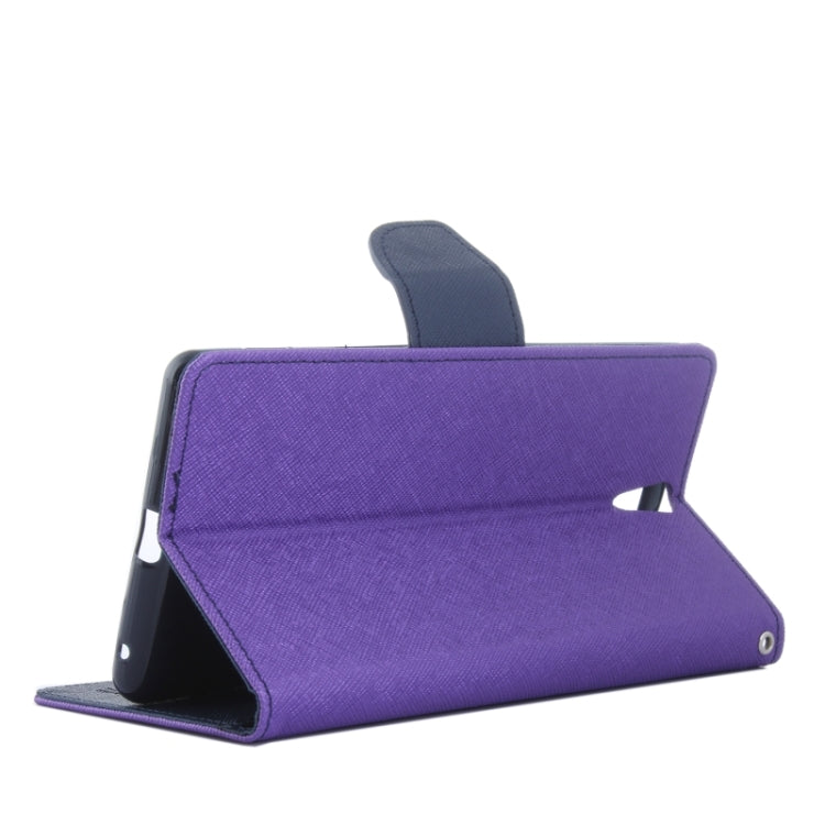 Color Matching Cross Texture Flip Leather Case with Holder & Card Slots & Wallet for Sony Xperia C5