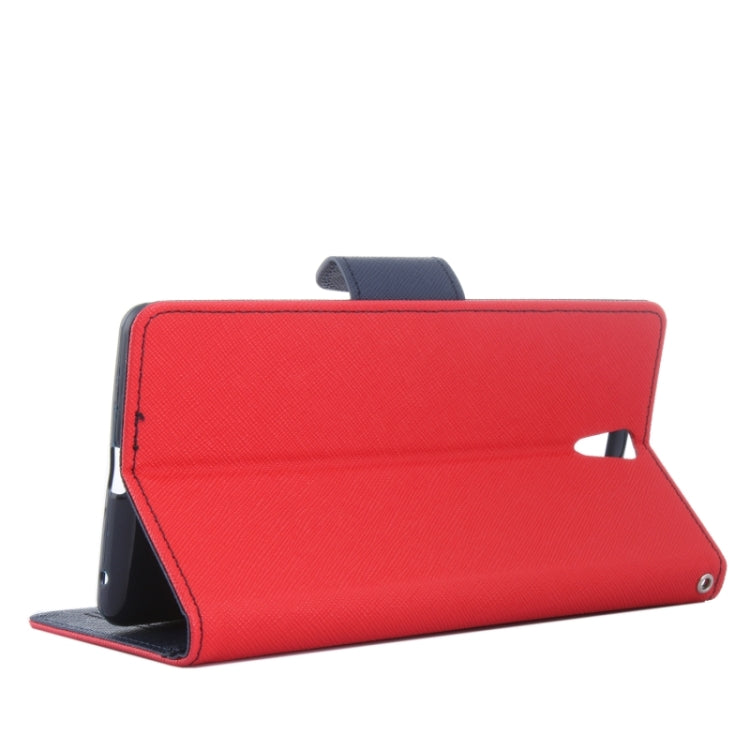 Color Matching Cross Texture Flip Leather Case with Holder & Card Slots & Wallet for Sony Xperia C5