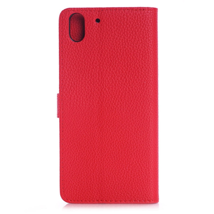 Litchi Texture Horizontal Flip Magnetic Buckle Leather Case with Card Slots & Wallet & Holder for HTC Desire Eye / M910X