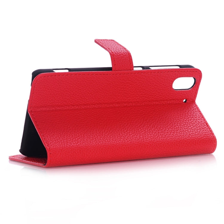 Litchi Texture Horizontal Flip Magnetic Buckle Leather Case with Card Slots & Wallet & Holder for HTC Desire Eye / M910X