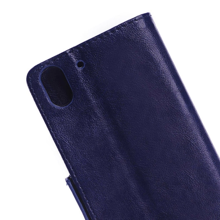 Oil Skin Texture Horizontal Flip Magnetic Buckle Leather Case with Card Slots & Wallet & Holder for HTC Desire Eye / M910X