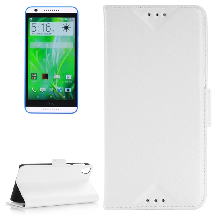 Oil Skin Texture Horizontal Flip Leather Case with Card Slots & Wallet & Holder for HTC Desire 820