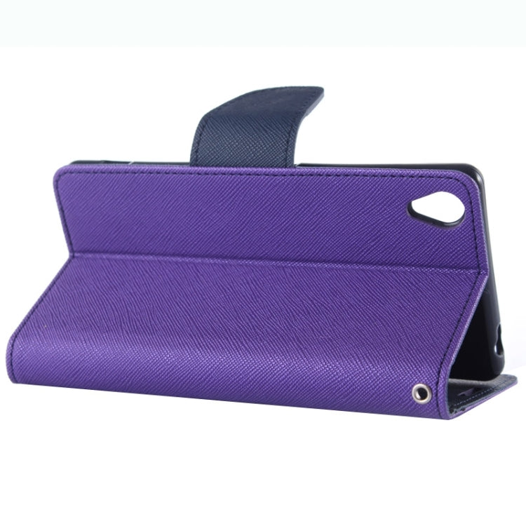 Cross Texture Leather Case with Holder & Card Slots & Wallet for Sony Xperia Z5