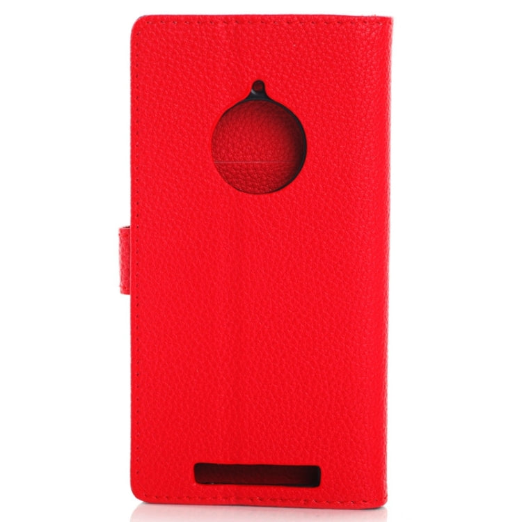 Litchi Texture Horizontal Flip Magnetic Buckle Leather Case with Card Slots & Wallet & Holder for Nokia Lumia 830