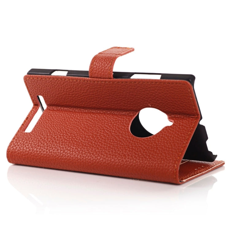 Litchi Texture Horizontal Flip Magnetic Buckle Leather Case with Card Slots & Wallet & Holder for Nokia Lumia 830