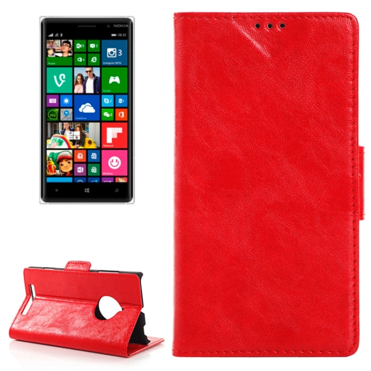Oil Skin Texture Horizontal Flip Leather Case with Card Slots & Wallet & Holder for Nokia Lumia 830