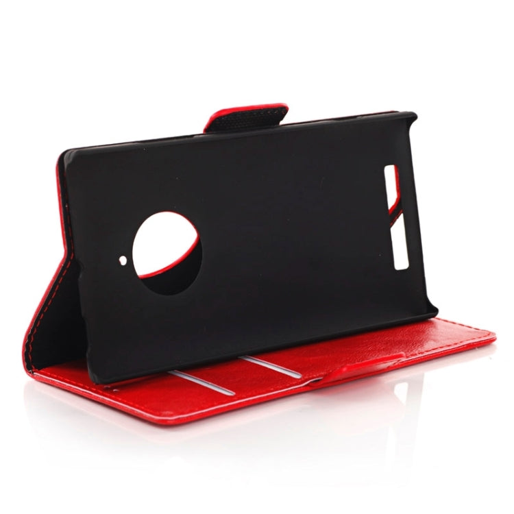 Oil Skin Texture Horizontal Flip Leather Case with Card Slots & Wallet & Holder for Nokia Lumia 830