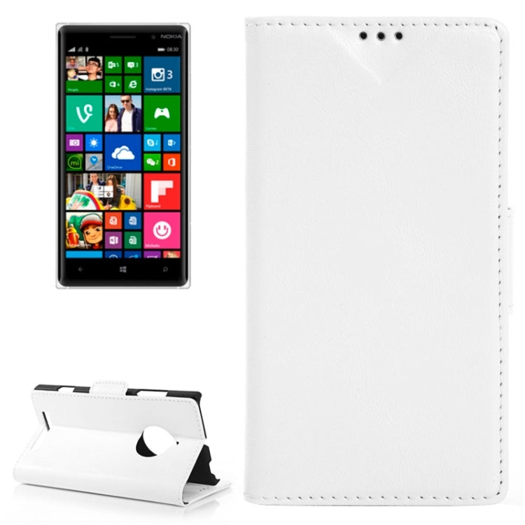 Oil Skin Texture Horizontal Flip Leather Case with Card Slots & Wallet & Holder for Nokia Lumia 830