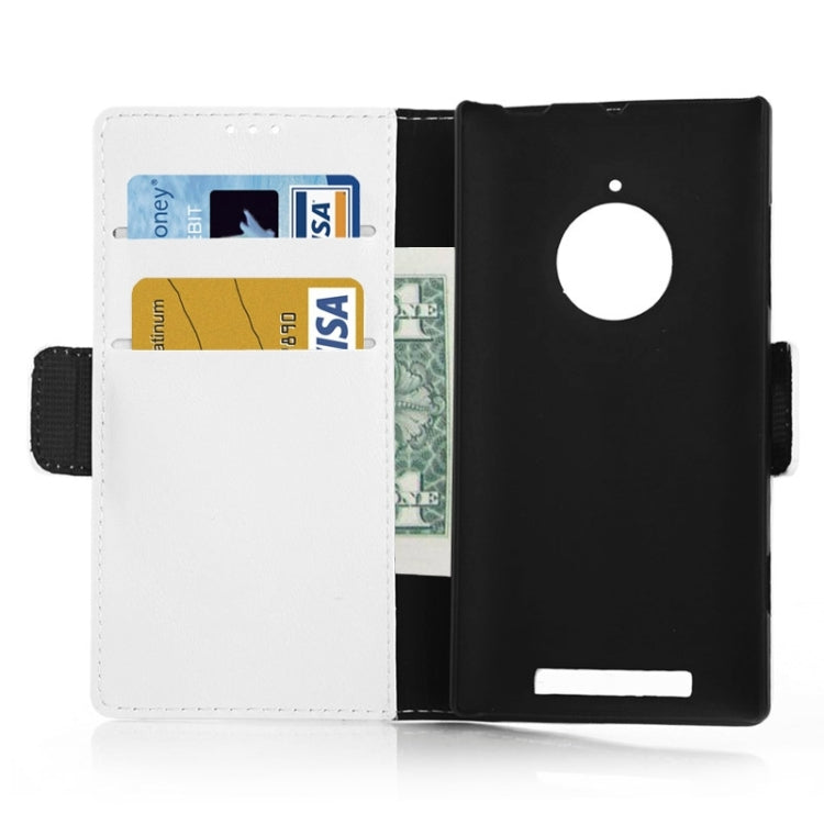 Oil Skin Texture Horizontal Flip Leather Case with Card Slots & Wallet & Holder for Nokia Lumia 830