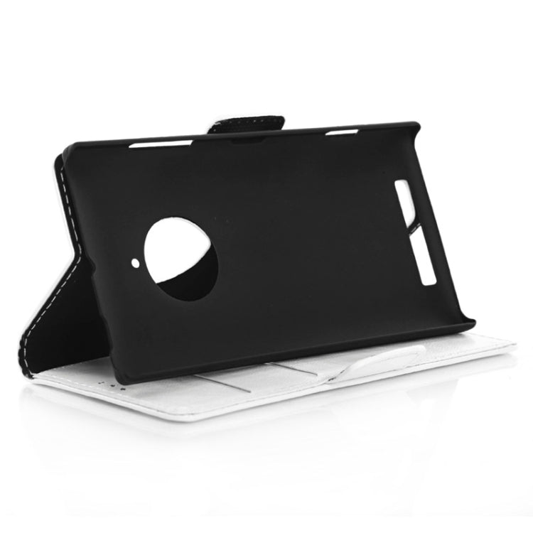 Oil Skin Texture Horizontal Flip Leather Case with Card Slots & Wallet & Holder for Nokia Lumia 830