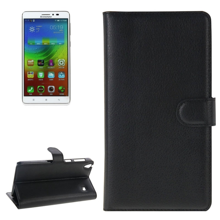Litchi Texture Flip Leather Case with Holder & Card Slots & Wallet for Lenovo Note 8 / A936