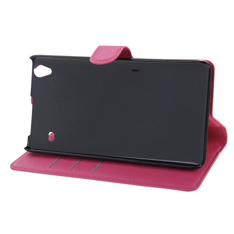 Litchi Texture Flip Leather Case with Holder & Card Slots & Wallet for Lenovo Note 8 / A936