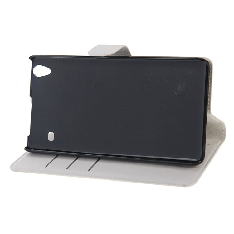 Litchi Texture Flip Leather Case with Holder & Card Slots & Wallet for Lenovo Note 8 / A936