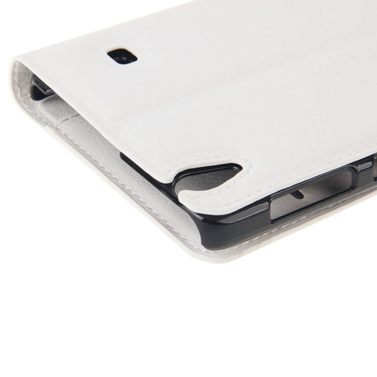 Litchi Texture Flip Leather Case with Holder & Card Slots & Wallet for Lenovo Note 8 / A936