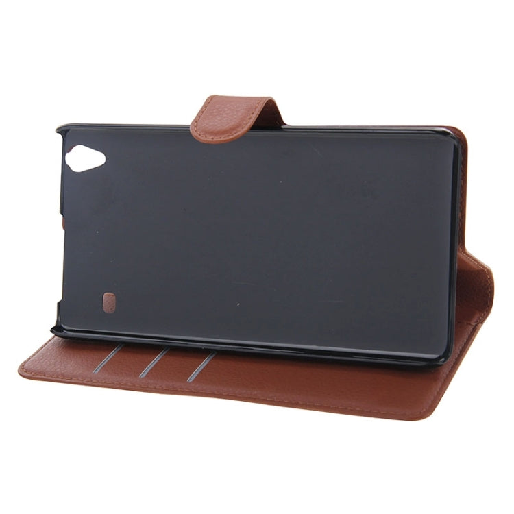 Litchi Texture Flip Leather Case with Holder & Card Slots & Wallet for Lenovo Note 8 / A936