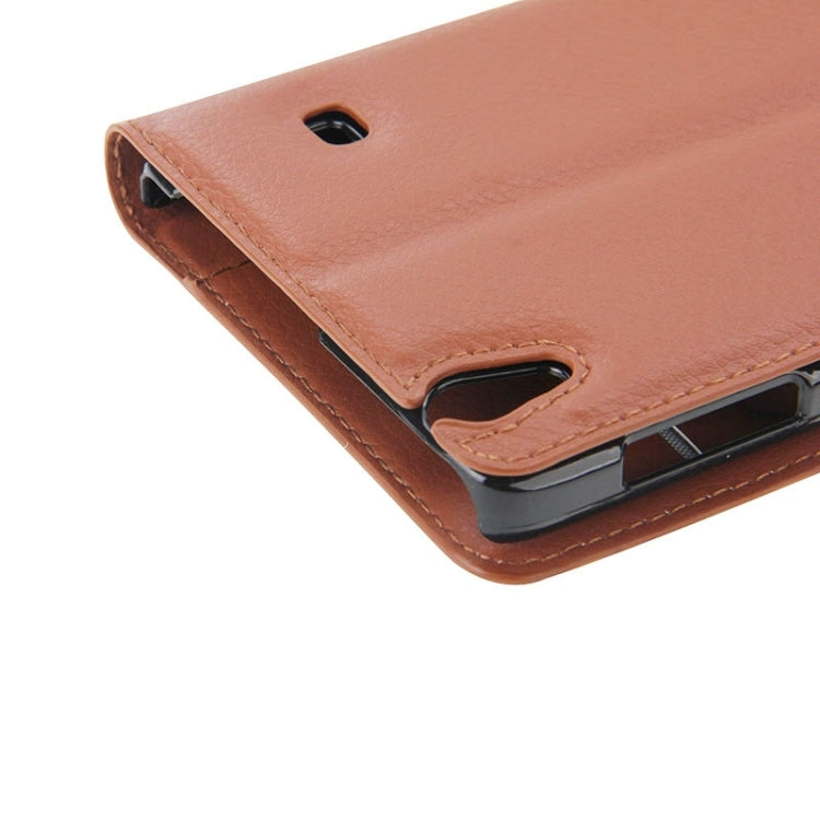 Litchi Texture Flip Leather Case with Holder & Card Slots & Wallet for Lenovo Note 8 / A936