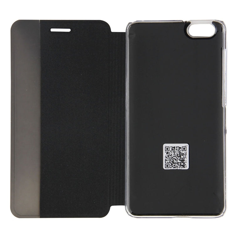 Horizontal Flip Smart Health Leather Protective Case with Display Window for Huawei Honor Play 4X(Black)