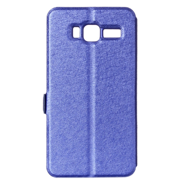 Silk Texture Horizontal Flip Leather Case with Caller ID Display & Holder for Lenovo A916