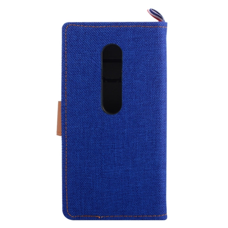 Denim Surface Horizontal Flip Leather Case with Card Slots & Holder for Motorola Moto G(3rd Gen.)