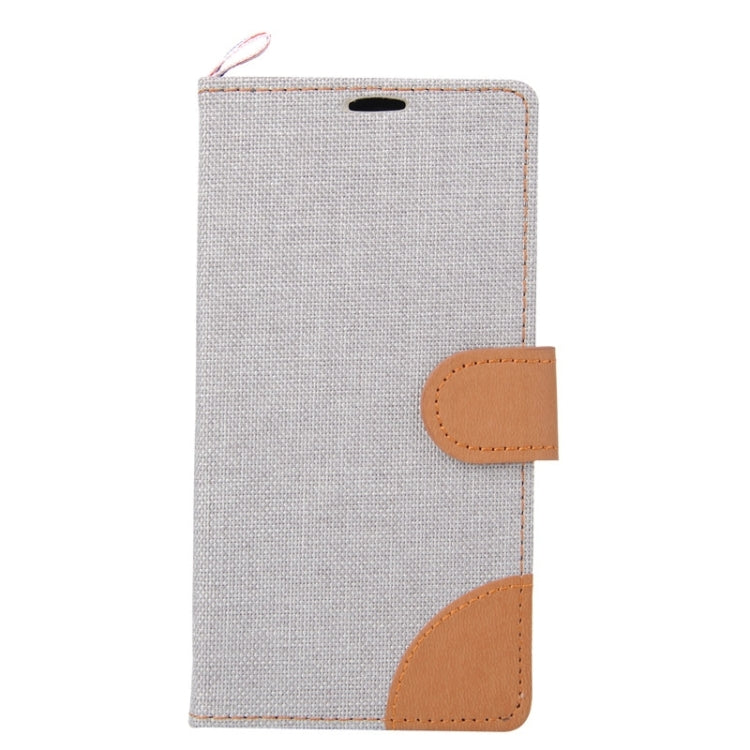 Denim Surface Horizontal Flip Leather Case with Card Slots & Holder for Sony Xperia Z5
