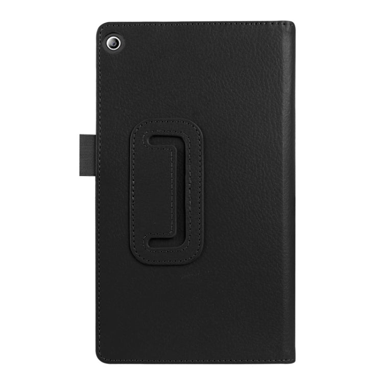 Litchi Texture Horizontal Flip Solid Color Leather Case with Two-Folding Holder for Lenovo Tab 2 A7-20F
