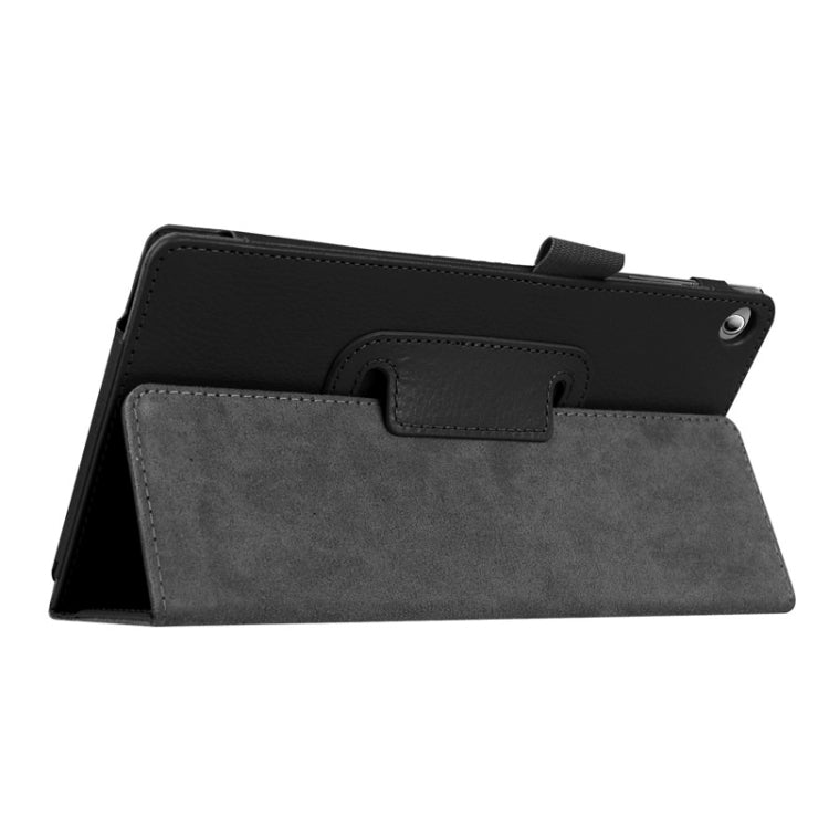 Litchi Texture Horizontal Flip Solid Color Leather Case with Two-Folding Holder for Lenovo Tab 2 A7-20F