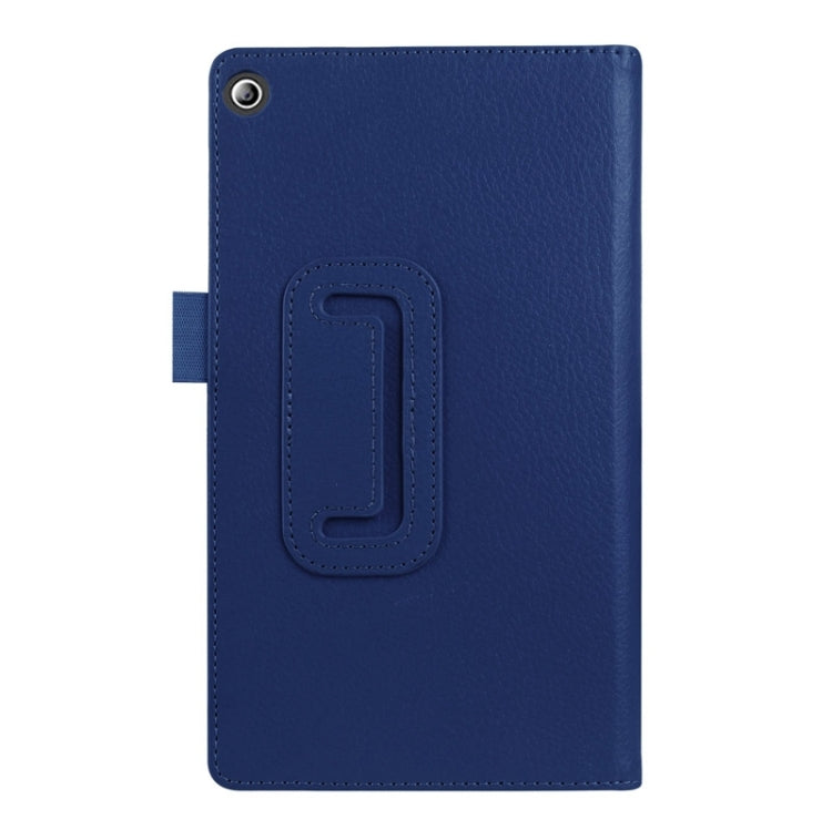 Litchi Texture Horizontal Flip Solid Color Leather Case with Two-Folding Holder for Lenovo Tab 2 A7-20F
