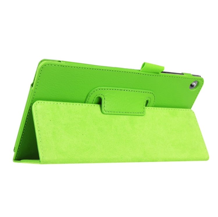 Litchi Texture Horizontal Flip Solid Color Leather Case with Two-Folding Holder for Lenovo Tab 2 A7-20F