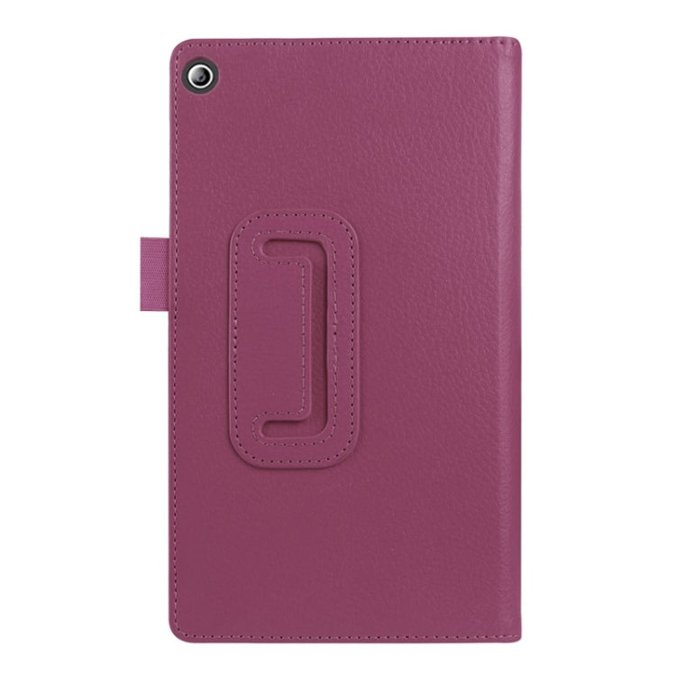 Litchi Texture Horizontal Flip Solid Color Leather Case with Two-Folding Holder for Lenovo Tab 2 A7-20F