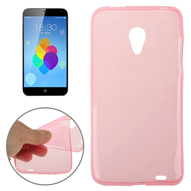 0.7mm Ultra-thin TPU Transparent Protective Case for Meizu MX3