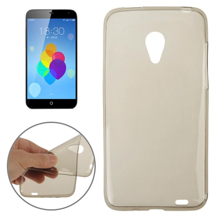 0.7mm Ultra-thin TPU Transparent Protective Case for Meizu MX3