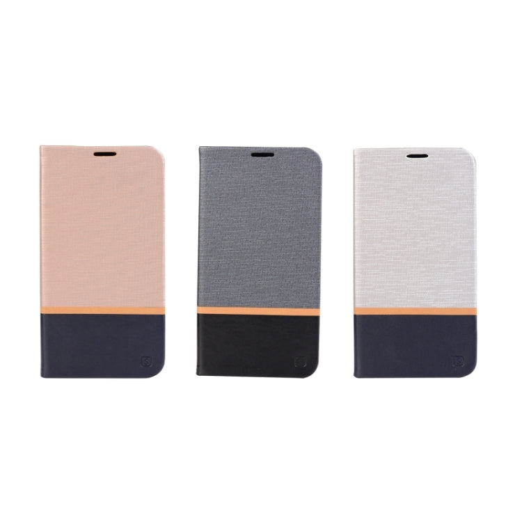Brushed Texture Color Matching Style Horizontal Flip Leather Case with Holder & Card Slot for Nokia Lumia 1320