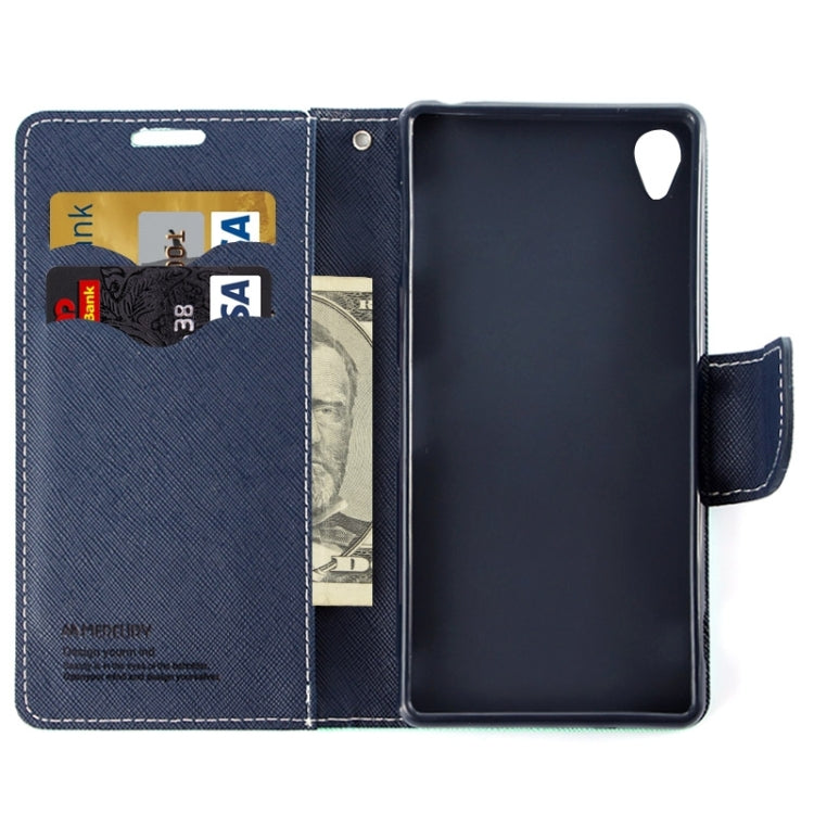 Cross Texture Leather Case with Holder & Card Slots & Wallet for Sony Xperia Z5 P
